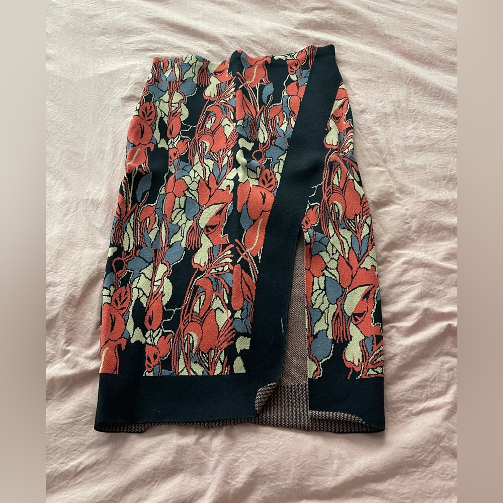 Split Thigh Pencil Skirt - image 1